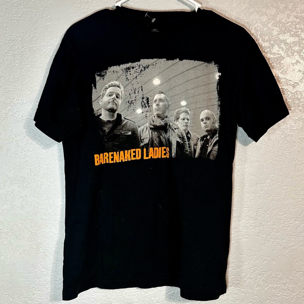 Barenaked Ladies Tour 2010 Black Print T Shirt - Small Double Sided Band Merch